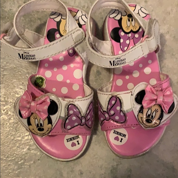 minnie mouse light up sandals